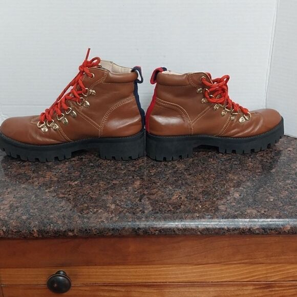 Steve Madden Chunky  Leatherr Platform Boots...Size 7M - Picture 7 of 7